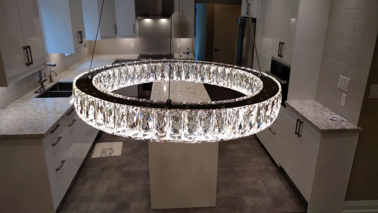 Modern chandelier kitchen Toronto