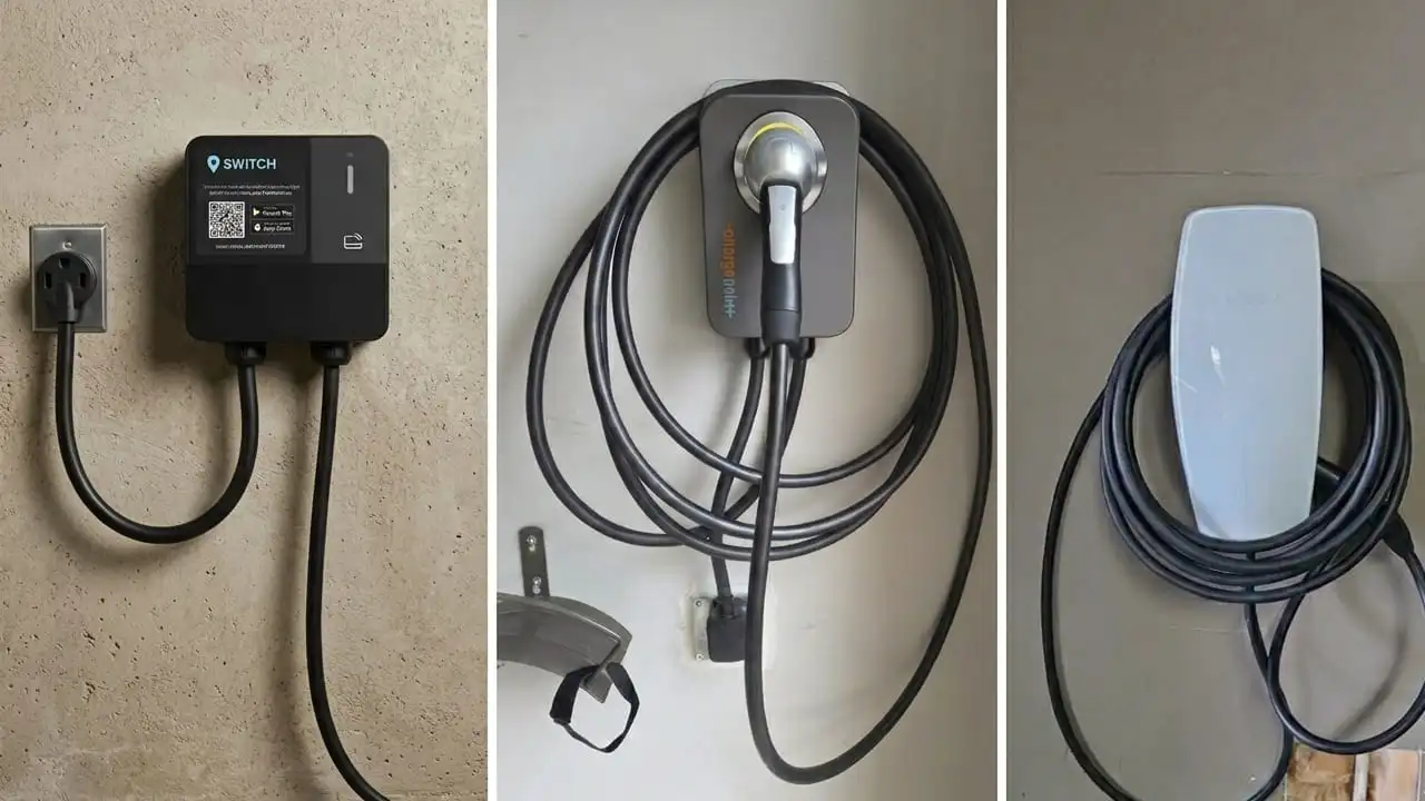EV charger installation in garage for electric vehicle Toronto