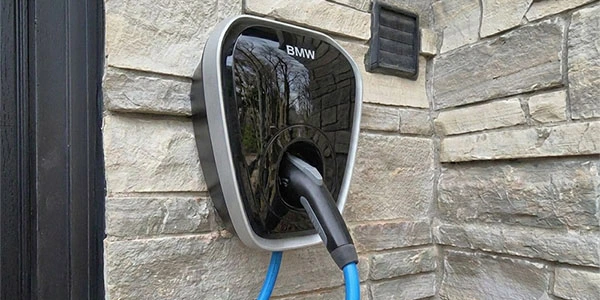 ESA compliant outdoor BMW Wallbox installation by licensed electrician in Toronto