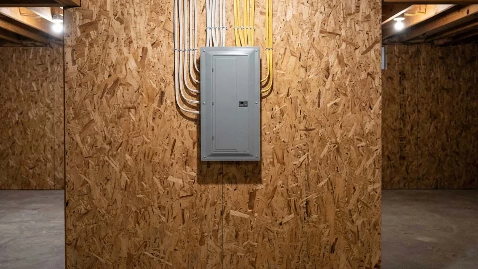 Residential electrical panel installation requiring ESA inspection